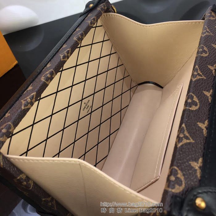 路易威登LV 頂級原單 M44199 經典款Petite Malle手袋 精品小號包袋 定制旅行箱  YDH2419